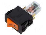 Circuit breaker | 15A | Poles: 1 | SNAP-IN | TA45 2P | Leads: connectors