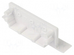 Cap for LED profiles | white | 20pcs | ABS | VARIO30-06