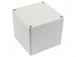 Enclosure: multipurpose | X: 105mm | Y: 105mm | Z: 90mm | 1554 | grey | IP68