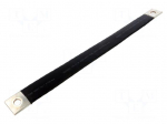 Braids | insulated earthing tape | W: 35mm | 70mm2 | &Oslash;1: 13mm | &Oslash;2: 13mm
