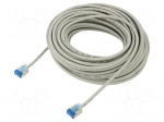 Patch cord | U/FTP | Cat: 6a | RJ45 plug,both sides | stranded | Cu | 15m