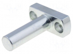 Mounting base | pin | steel | zinc | Holes pitch: 32mm | D: 15mm | W: 20mm