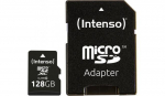 Other Computer Accessory Intenso  MEMORY MICRO SDXC 128GB C10/W/ADAPTER 3413491