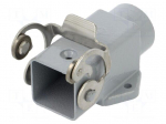 Enclosure for connectors: HDC | size 21.21 | with latch | closed