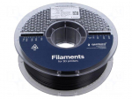Filament: ABS | 1.75mm | black | 225&divide;240&deg;C | 1kg | High Speed