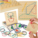 RoGer Developing game Geoboard with rubber bands