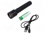 Torch: LED | IP68 | waterproof | 900lm | No.of diodes: 1 | 95h | L: 151mm