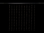 Cascade Light LED - 1.5 x 1.7 m - 176 white lamps - transparent wire - modulator - 24 V