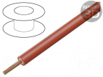 Wire | 1x1mm2 | stranded | Cu | silicone | double | red | 1000V | -60&divide;180&deg;C