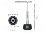 Tip | pin | 0.8mm | longlife | for soldering station