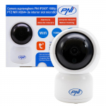 PNI IP390T 1080P video surveillance camera with PTZ WiFi H264 + supports 128GB microSD, Night Vision, Tuya application, P2P, Android, iOS, for indoor, rotation after movement, motion alarm