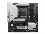 Motherboard for Intel processors MSI  B760M PROJECT ZERO | Processor family Intel | Processor socket LGA1700 | DDR5 | Supported hard disk drive interfaces SATA, M.2 | Number of SATA connectors 4