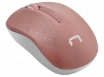 Mouse | TOUCAN | white,pink | USB A | wireless,optical | No.of butt: 3