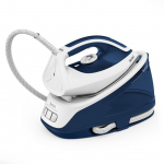 Iron TEFAL  | Express Essential Steam Station | SV6116E0 | 2200 W | 1.4 L | 5 to 6 bar | Auto power off | Vertical steam function | Calc-clean function | White/ Blue