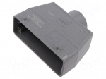 Enclosure for connectors: HDC | IP65 | straight | for cable | Han&reg; B