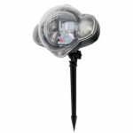 Waterproof laser projector for garden and home - snowfall projection with remote control