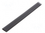 Heat shrink sleeve | glueless | 2: 1 | 126mm | black | polyolefine | reel