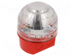 Signaller: lighting | flashing light | red | Sonos | 10&divide;60VDC | IP65