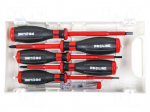 Screwdriver: insulated-set | insulated | Phillips,slot | 6pcs.