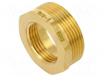 Splice terminal: adapter | male-female,reductive | brass CW617N