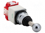 Switch: joystick | 30mm | Stabl.pos: 1 | none | IP66 | 9001K | &Oslash;30.5mm