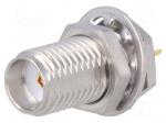Connector: SMA | socket | female | straight | 50&Omega; | soldering