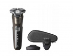 Men's electric shaver, brown + case, Philips 5000 series S5886/38