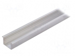 Profiles for LED modules | recessed | natural | L: 1m | aluminium