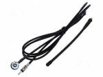 Antenna | automotive | 240mm | AM,FM | universal | rubber mast | 2.5m