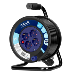 Uued tooted // Przedłużacz bębnowy, 4 gniazda 2P+Z, Schuko, kabel PVC H05VV-F 3x1,5mm?, długość 25m, termik, przesłony tor&oacute;w prądowych