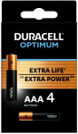Batteries Duracell Optimum AAA 4pack