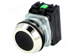 Switch: push-button | Stabl.pos: 1 | NC + NO | 30mm | black | IP56 | Pos: 2