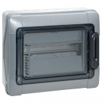 PLEXO3 IP65 WEATHERPROOF CABINET 1X12 MODULES