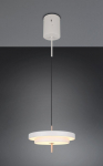 Trio Keaton LED piekarama lampa 1-pc 40 cm warm grey brushed steel 340219176 4017807653373