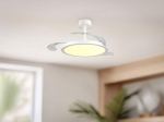 Trio Kasfjord LED ceiling fan matt white starlight  R64452131 4017807644487