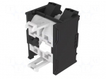 Contact block | 22mm | 04 | front fixing | push-in terminals | 250VAC