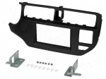 Radio mounting frame | Kia | 2 DIN | black