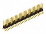 Connector: pin strips | pin header | male | PIN: 60 | SMT | 1.5A | 125V
