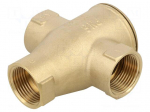 Thermostatic mixing valve | 1" | boiler return protection | 55&deg;C