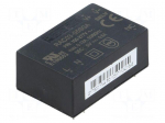 Converter: AC/DC | 3W | Uout: 5VDC | Iout: 600mA | 72% | Mounting: PCB