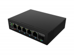 Lanberg | Switch PoE 1xBT 3xAT SFP/ETH Din Unmanagment Fast Ethernet | ILFE-4P-1GE-1S-90