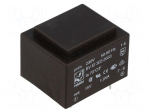 Transformer: encapsulated | 1.9VA | 230VAC | 15V | 126mA | Mounting: PCB