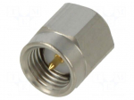 Adapter | Insulation: PTFE | 50&Omega; | brass,stainless steel | 6GHz | SMA