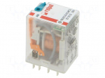 Relay: electromagnetic | DPDT | Ucoil: 12VDC | Icontacts max: 12A