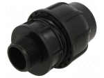 Splice terminal: clamping | Thread: G 1 1/4" external | 50mm | Plast
