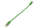 Patch cord | SF/UTP | Cat 5 | RJ45 plug,both sides | stranded | Cu
