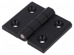 Hinge | Width: 60mm | technopolymer (PA) | black | H: 45mm