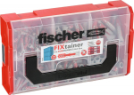 Fischer FIXtainer - DUOPOWER - dowel - light gray / red - 210 pieces