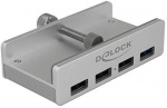 DeLOCK External USB 3.0 4 port hub with locking screw, USB hub