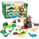 BRIO World Dinosaur Deluxe Set, Railway